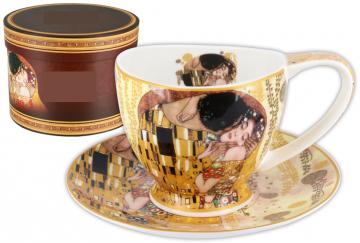 "The Kiss", Cup & Saucer Set